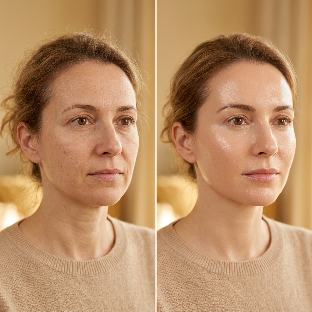 Resultados reais de mulheres que usaram o Face Scanner