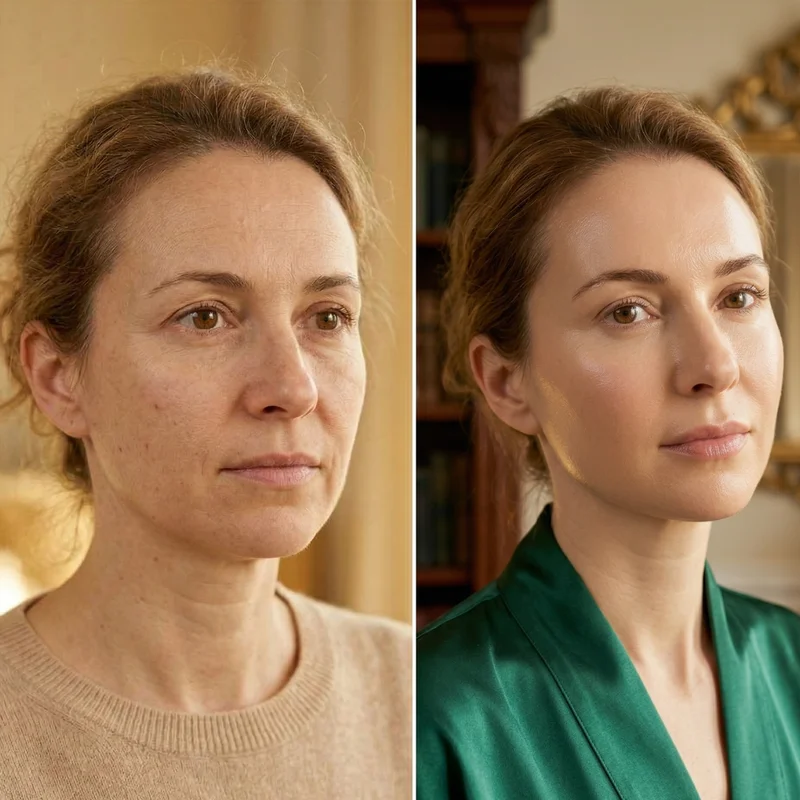 Resultados reais de mulheres que usaram o Face Scanner